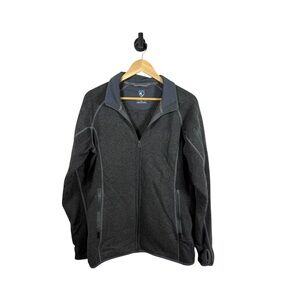 Kuhl Men’s Alfpaca Full Zip Fleece Jacket in Grey Size M
